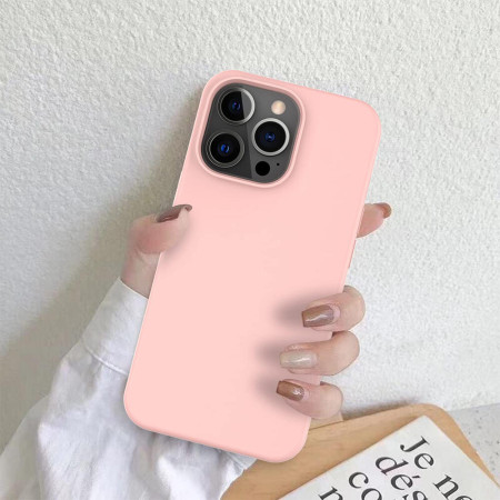 Husa protectie compatibila cu Apple Iphone 14 Pro, Slim, HTPMAG, Camera SuperProtect, Interior din Microfibra, Kumquat 32.422