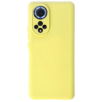 Husa protectie compatibila cu Huawei Nova 9, ultra silm, silicon HTPMAG, Camera SuperProtect, Interior din Microfibra, Galben 32.422