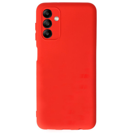 Husa protectie compatibila cu Samsung Galaxy A04s, Slim, HTPMAG, Camera SuperProtect, Interior din Microfibra, Rosu