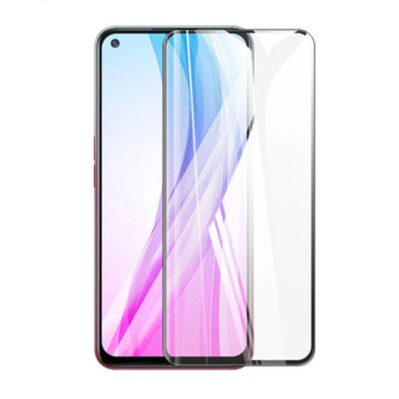 Folie sticla securizata Compatibila cu Oppo A74 4G, Profesionala CFP1, Full Glue, Lipire Completa, 9H,HTPMAG, Neagra