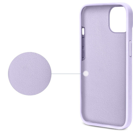 Husa protectie compatibila cu Apple Iphone 14 Plus, Slim, HTPMAG, Camera SuperProtect, Interior din Microfibra, Violet 32.422