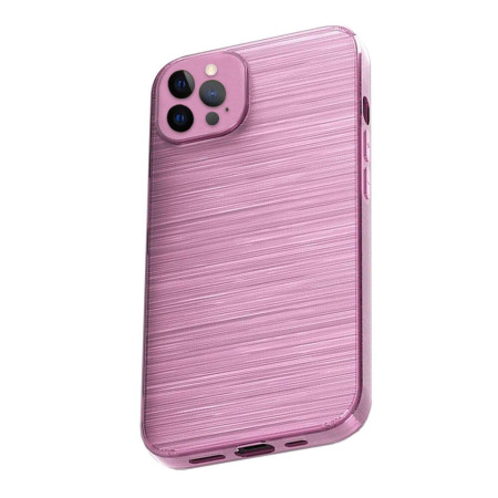 Husa compatibila cu Apple Iphone 12 Pro Max, Finisaj Metalic Lucios, Protectie pe Camera, Rose