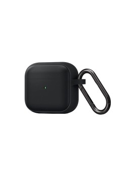 Husa de protectie compatibila cu Apple Airpods 3 2021, Silicon Fit HTPMAG, 23.13, Negru