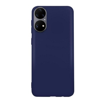Husa compatibila cu Huawei P50 Pro, Matte Efect, Camera Ultra Safe, HTPMAG, Albastru