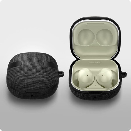Husa de protectie compatibila cu Samsung Galaxy Buds 2 / Live / Pro1, Urban Fit HTPMAG, 23.7613, Black