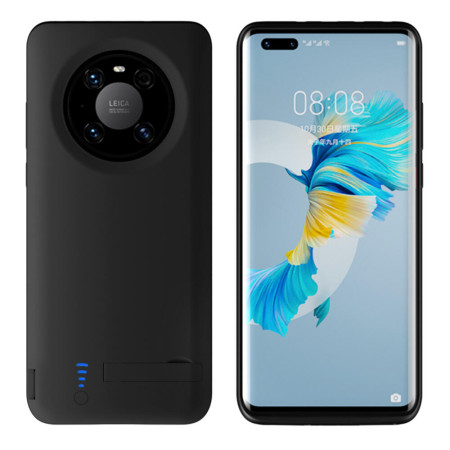Husa cu Baterie Power Pro compatibila cu Huawei Mate 40 Pro - 4800mAh - Black