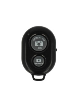 Telecomanda pentru Selfie pentru Android si iOS, 10m Bluetooth, HTPMAG, Neagra