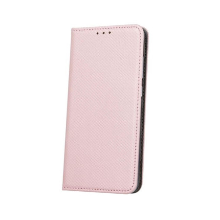 Husa wallet flip Smart Magnet pentru Samsung Galaxy A70, Rose