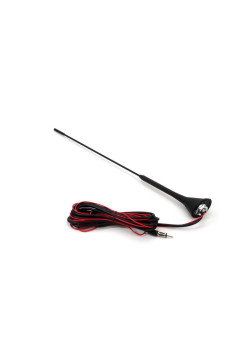 Antena Auto cu Amplificator Universala, 40cm, Negru