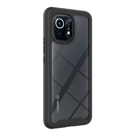 Husa completa cu folie protectoare compatibila cu Xiaomi Mi 11, Negru