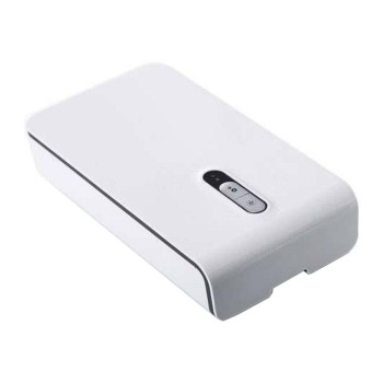 Sterilizator UV Alb pentru telefoane, cu functie difuzor aromatherapy si incarcare USB, HTPMAG, Alb