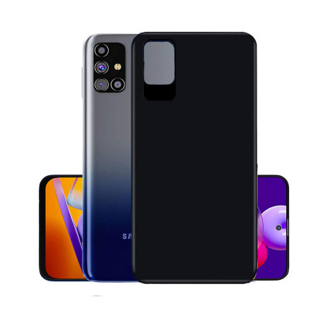 Husa Jelly Slim pentru Samsung Galaxy M51,TPU ,Negru