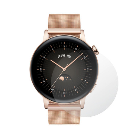 Folie de protectie ecran compatibila din sticla securizata 9H 2.5D pentru ceas smartwatch Huawei Watch GT 3 42mm