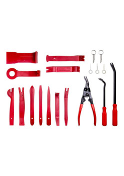 Set 16 piese profesionale pentru demontat tapiterii, Fast & Easy, Nailon Forjat