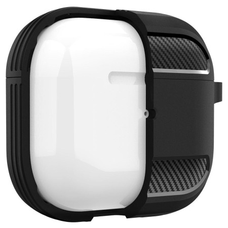 Husa de protectie compatibila cu Apple Airpods 3 2021, 101PRO, Onyx HTPMAG, Negru