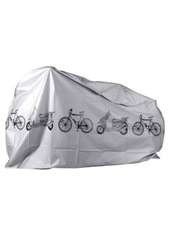 Prelata impermeabila pentru Bicicleta sau Scuter, PEVA Touch, 200 x 100 cm, Argintiu