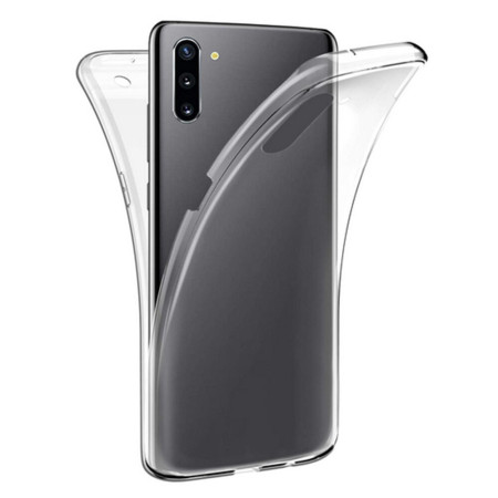 Husa HTphone Full TPU 360 V2 pentru Samsung Galaxy Note 10 Plus, Transparent