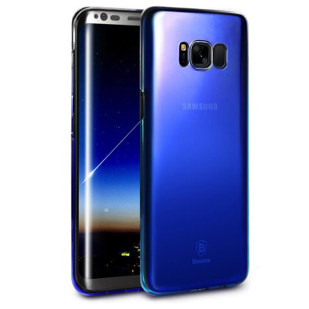 Husa Baseus Cameleon, Samsung Galaxy S8 Plus, Transparent Blue, Tip CCC (Color Change Case)