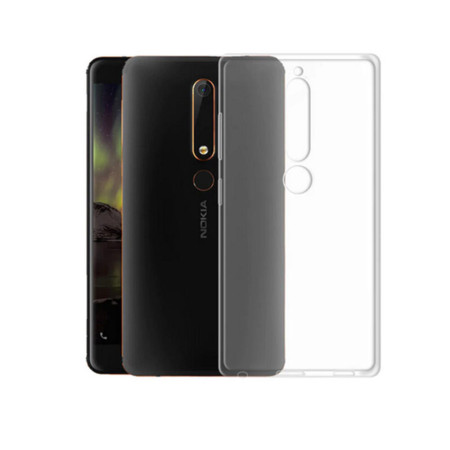 Husa de protectie HTPhone Nokia 6.1 / Nokia 6 2018, Transparent