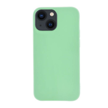 Husa compatibila cu Apple iPhone 14 Plus, Matte Efect, Camera Ultra Safe, HTPMAG, Mint