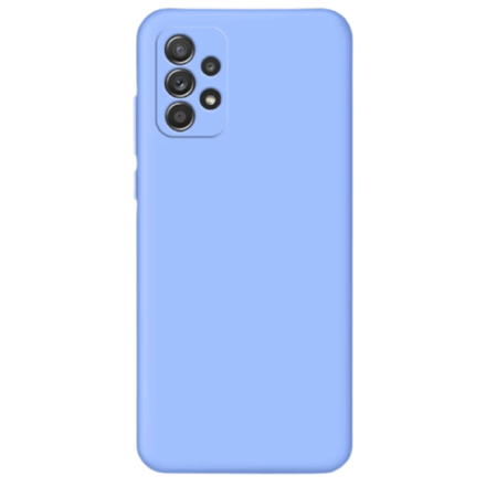 Husa din silicon cu microfibra pe interior, compatibila cu Samsung Galaxy A53 5G / Mov