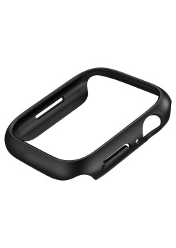 Carcasa Thin Fit compatibila cu Apple Watch 7 41mm, Defense HTPMAG, Negru