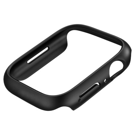 Carcasa Thin Fit compatibila cu Apple Watch 7 41mm, Defense HTPMAG, Negru