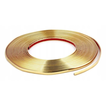 Rola Ornament Auto pentru muchii/grila ventilatie, 12mm x 15m, Auriu
