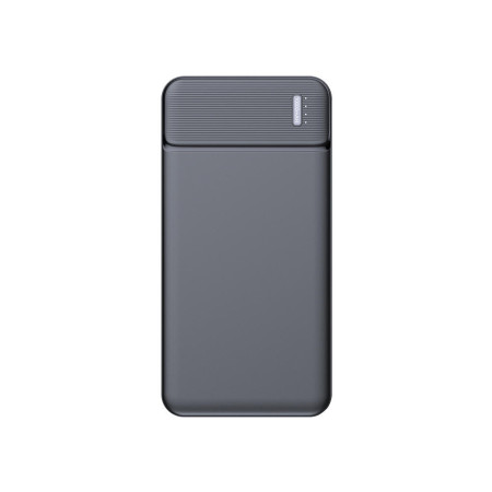 Baterie externa 10000 mAh, 2 x USB,  Power indicator, Negru