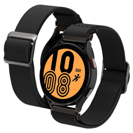 Bratara Fit Lite compatibila cu Samsung Galaxy Watch 4 40mm / 42 mm / 44 mm / 46 mm, Smartwatch, Ajustabila, 108-180mm, Neagra