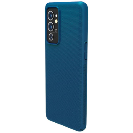 Husa Super Frosted Shield compatibila cu Oneplus 9RT, HTPMAG, Blue