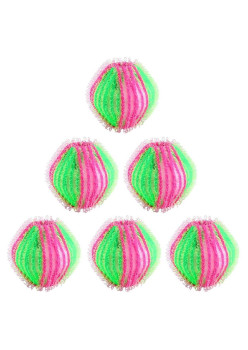 Set de 6 bile pentru uscator sau masina de spalat, efect anti-scamosare, reutilizabil