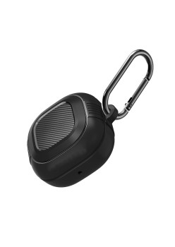 Husa de protectie compatibila cu Samsung Galaxy Buds 2 / Live / Pro, 101.745, Onyx HTPMAG, Negru