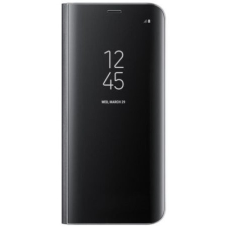 Husa Tip Carte Mirror Clearview, Huawei P20 Pro, Negru