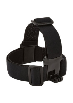 Accesorii Action Camera compatibila GoPro, Curea pentru Cap Mount, Black