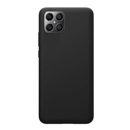 Husa compatibila cu Honor X8 Matte Efect, Camera Ultra Safe, HTPMAG, Negru