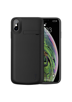 Husa cu Baterie Power Pro compatibila cu iPhone XS Max, 6000mAh, Black