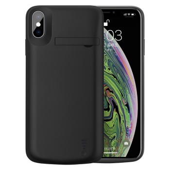 Husa cu Baterie Power Pro compatibila cu iPhone XS Max, 6000mAh, Black