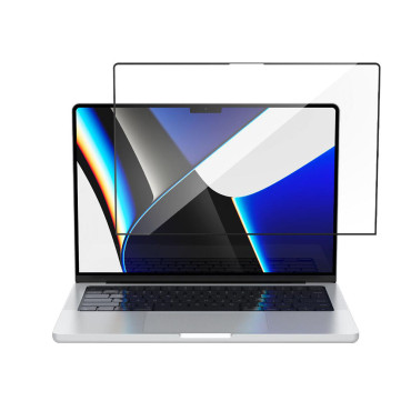 Folie de protectie Apple MacBook Pro 14 2021, Glass FC, 0,2 mm, 9H, Black