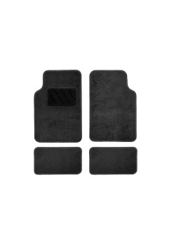 Set 4X Covorase Auto, Universale, Textil, Negru