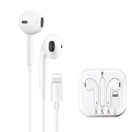 Casti Lightnining Pop Window compatibile cu iPhone 7/7Plus/8/8+/SE 2/X/XS/XR/XS MAX/11/11PRO/11PRO MAX, Bluetooth HTPMAG, Alb Blister