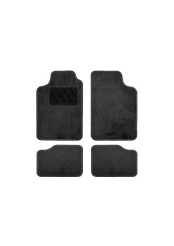 Set 4 X Covorase textile, Universale, Pro Protect, Negru