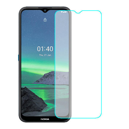 Folie sticla securizata compatibila cu Nokia 1.4, N.1,2.5D, 9H, Case Friendly, Edge HTPMAG, Transparenta