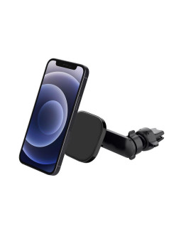 Suport auto cu rotire 360 pentru telefoane, Prindere Ferma si Sigura, dedicat telefoanelor prevazute cu MagSafe precum seria iPhone 12, Negru