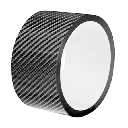 Rola ornament bandouri sau praguri autoadeziv din autocolant Carbon 5D, interior si exterior, 148 x 4 cm, Gri Antracit