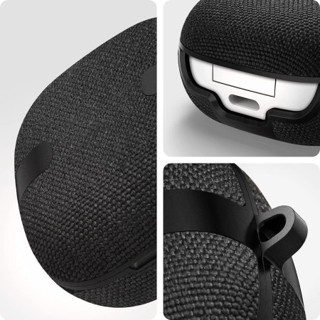 Husa de protectie compatibila cu Samsung Galaxy Buds 2 / Live / Pro1, Urban Fit HTPMAG, 23.7613, Black