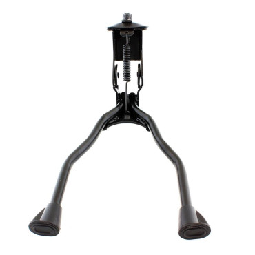 Cric cu picior dublu bicicleta, Tampoane Antiderapante, Negru