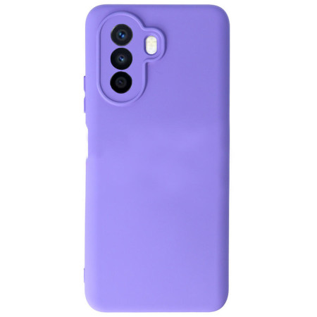 Husa protectie compatibila cu Huawei Nova Y70, Slim, HTPMAG, Camera SuperProtect, Interior din Microfibra, Orchid