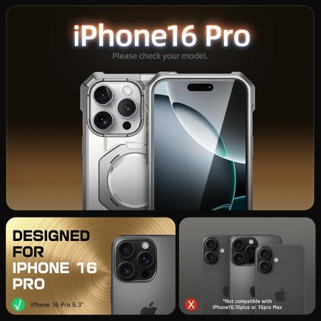 Husa pentru iPhone 16 Pro - Supcase Unicorn Beetle Defender - White