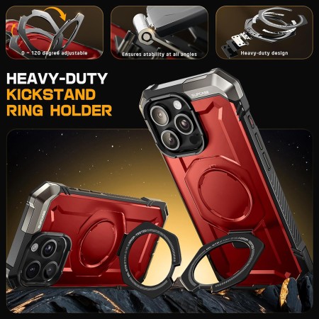 Husa pentru iPhone 16 Pro Max - Supcase Unicorn Beetle Defender - Ruddy
